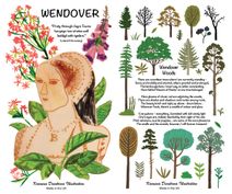 Tea towels designs for Wendover Library
